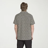 VOLCOM Mens Short Sleeve Regular Fit Button-Down Shirt