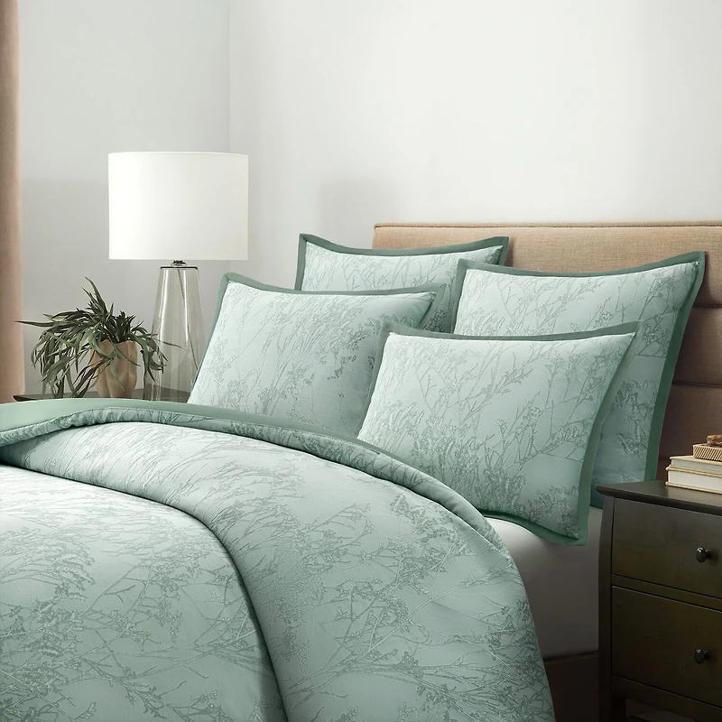 Fieldcrest Botanical Jade 3-pc. Duvet Cover Set