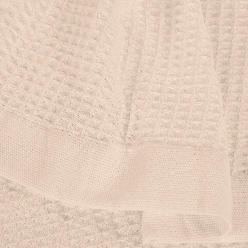 Pointehaven Cotton Waffle Luxury Sized Midweight Blanket