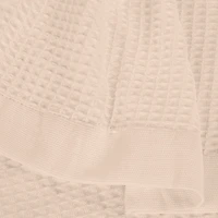 Pointehaven Cotton Waffle Luxury Sized Midweight Blanket