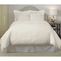 Pointehaven Long Staple Cotton Oversized Sateen 3-pc. Duvet Cover Set