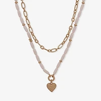 a.n.a Gold Tone Womens 20 Inch Y Necklace