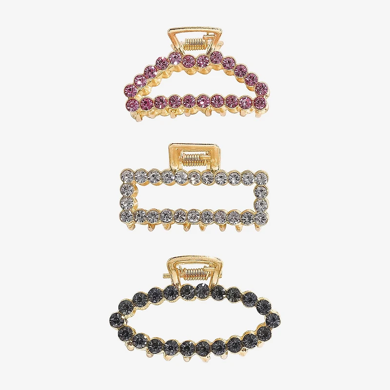 Bijoux Bar Gold Tone 3-pc. Hair Clip