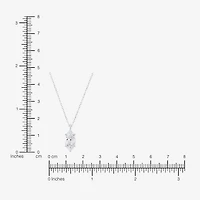 ( H-I/SI2 ) Womens 2 CT.  Lab-Grown White Diamond 14K Gold Marquise 18 Inch Pendant Necklace