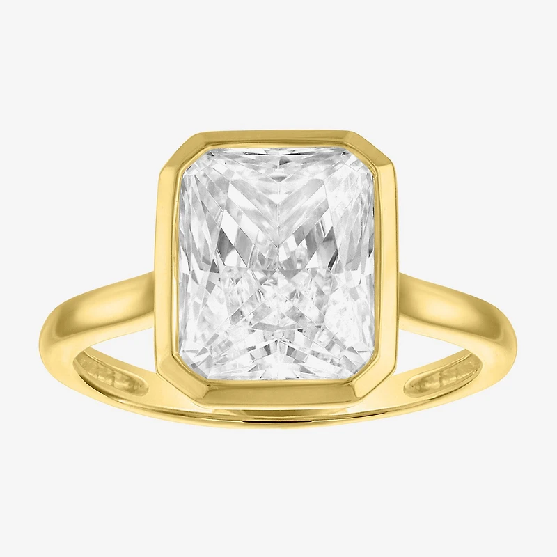 Bridal Addiction E-F / Vs1-Vs2 Womens CT. T.W. Lab Grown White Diamond 14K Gold Rectangular Solitaire Engagement Ring