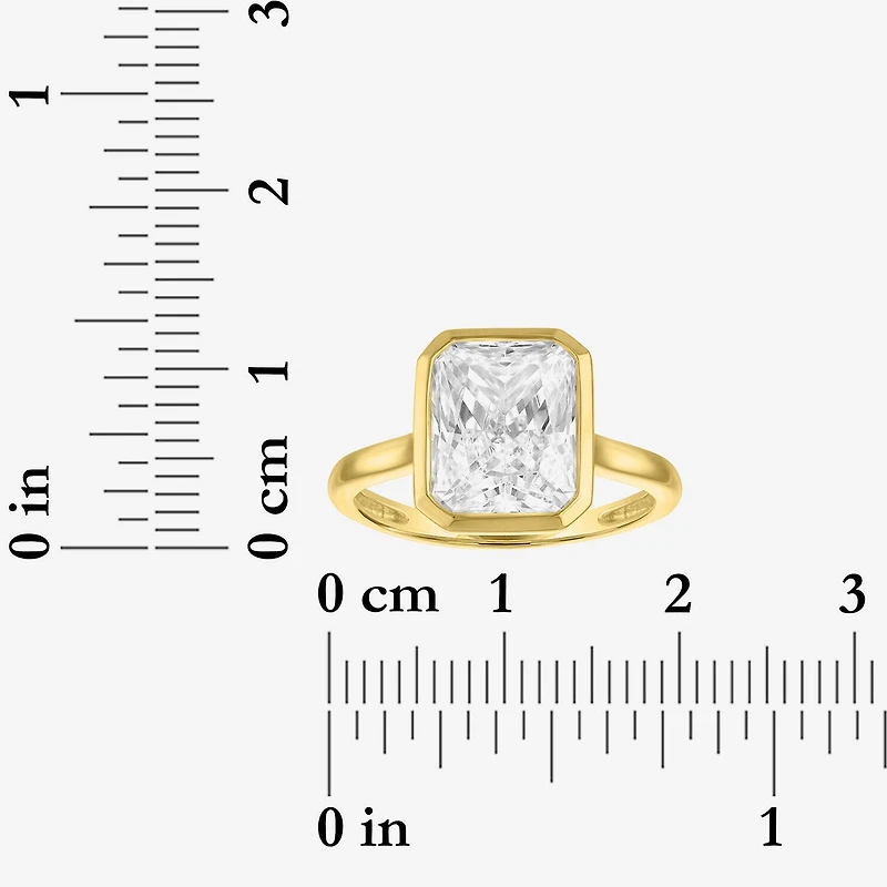 Bridal Addiction E-F / Vs1-Vs2 Womens CT. T.W. Lab Grown White Diamond 14K Gold Rectangular Solitaire Engagement Ring