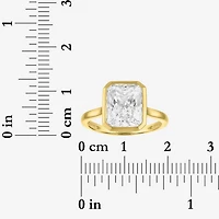 Bridal Addiction E-F / Vs1-Vs2 Womens CT. T.W. Lab Grown White Diamond 14K Gold Rectangular Solitaire Engagement Ring