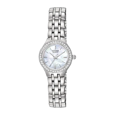 Citizen® Womens Crystal-Accent Bracelet Watch EJ6040-51D