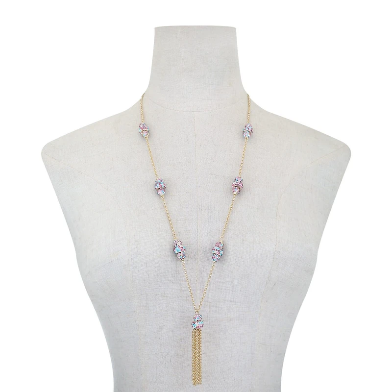 Monet Jewelry Womens Pink 32 Inch Strand Necklace