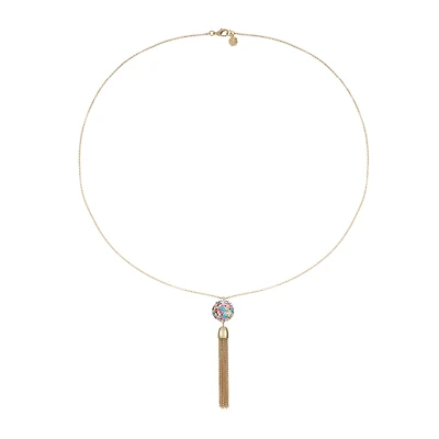 Monet Jewelry Womens Pink 32 Inch Pendant Necklace