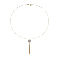 Monet Jewelry Womens Pink 32 Inch Pendant Necklace