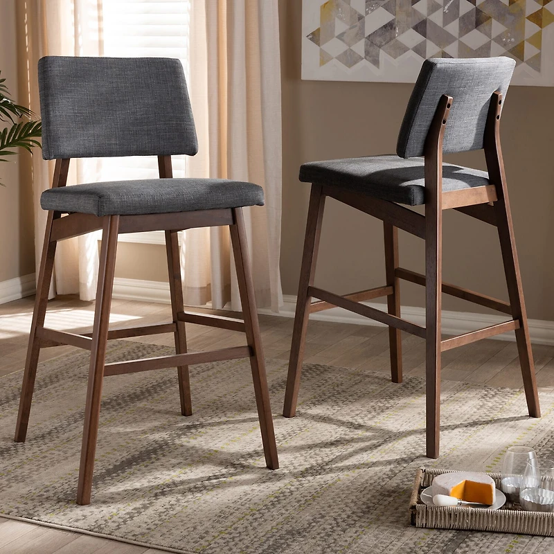 Colton 2-pc. Counter Height Upholstered Bar Stool