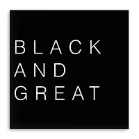 20X20 Black And Great Canvas Wall Art