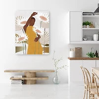 18X24 Sun Kissed Woman Canvas Wall Art