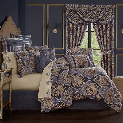 Five Queens Court Woodstock 4-pc. Damask + Scroll Extra Weight Comforter Set