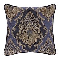 Five Queens Court Woodstock Square Throw Pillow