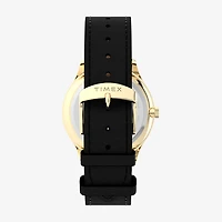 Timex Easy Reader Mens Black Leather Strap Watch Tw2w685009j