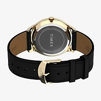 Timex Easy Reader Mens Black Leather Strap Watch Tw2w685009j