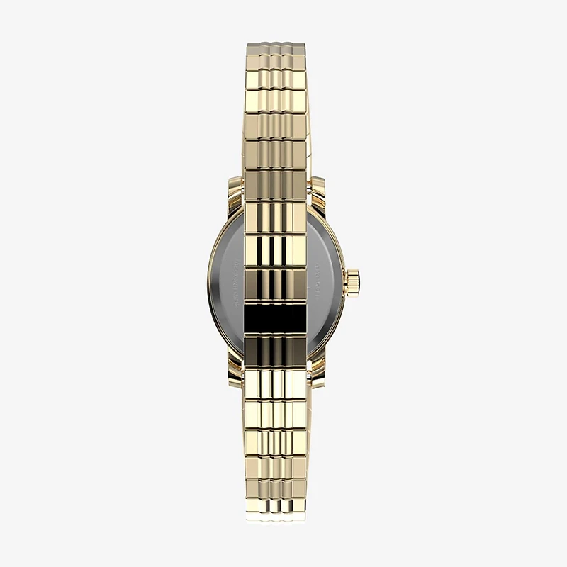 Timex Main Street Womens Gold Tone Stainless Steel Expansion Watch Tw2w70100jt