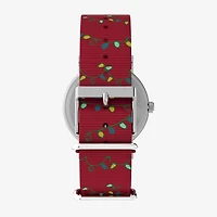 Timex Timex Peanuts Weekender Womens Red Strap Watch Tw2w80800jt Peanuts Womens Red Strap Watch Tw2w80800jt