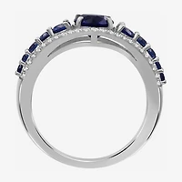 Womens Gemstone & 1/4 CT. T.W. Lab-Grown Diamond 10K Gold Cocktail Ring