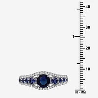 Womens Gemstone & 1/4 CT. T.W. Lab-Grown Diamond 10K Gold Cocktail Ring