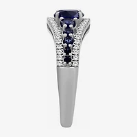 Womens Gemstone & 1/4 CT. T.W. Lab-Grown Diamond 10K Gold Cocktail Ring