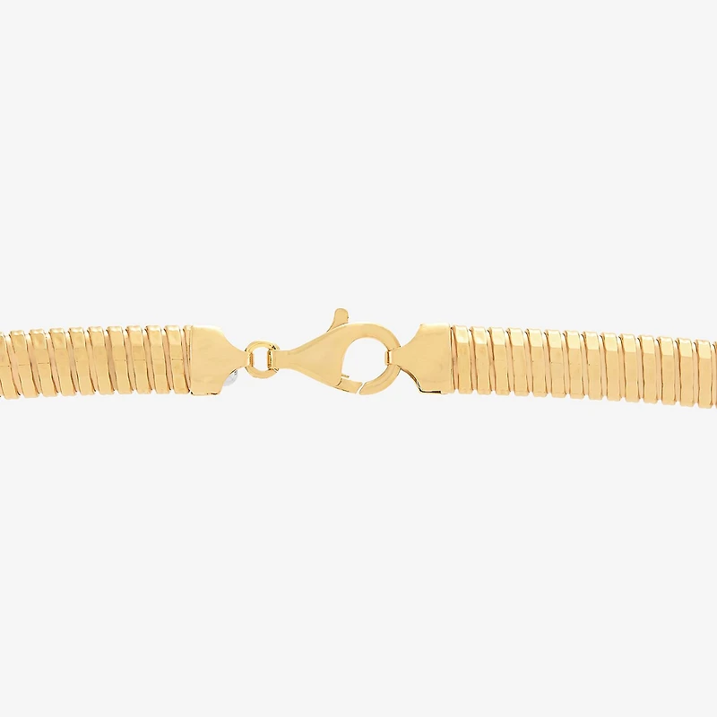Made in Italy Womens 14K Gold Over Silver 18 Inch Pendant Necklace