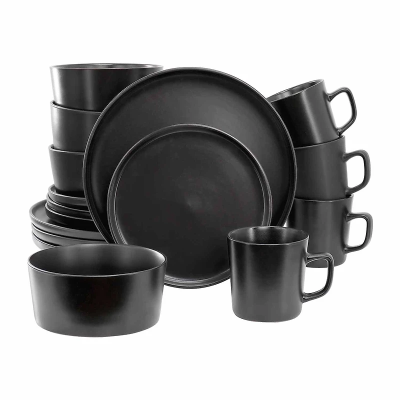 Elama Luxmatte -pc. Stoneware Dinnerware Set