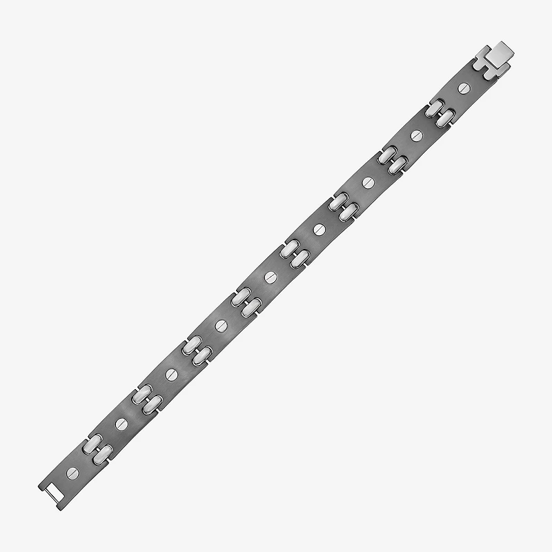 Limited Quantities! Mens Titanium Solid 10 Inch Link Bracelet