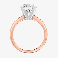 (G / Vs2) Womens 3 CT. Lab Grown White Diamond 14K Gold Round Solitaire Engagement Ring