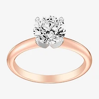 2 CT. Round Lab-Grown (G / SI2) Diamond  Solitaire Engagement Ring 14K Gold