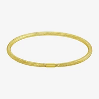 Made in Italy Womens 10K Gold Stretch Bracelet