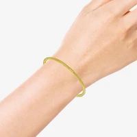 Made in Italy Womens 10K Gold Stretch Bracelet