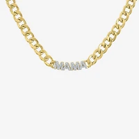 Diamond Addiction (G-H / Si2-I1) Womens 1/ CT. T.W. Lab Grown White Diamond 14K Gold Over Silver Inch Pendant Necklace