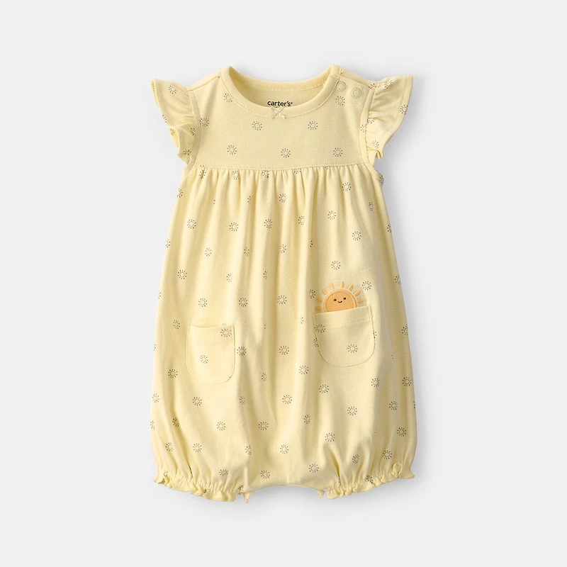 Carter's Baby Girls Short Sleeve Romper