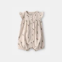 Carter's Baby Girls Short Sleeve Floral Romper