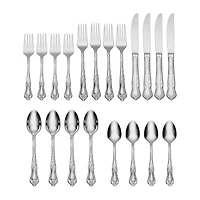Oneida Azalea 18/0 Stainless Steel 20-pc. Flatware Set