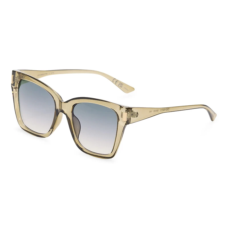 Liz Claiborne Etta Womens Cat Eye Sunglasses