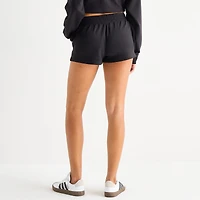 Arizona Juniors Womens Mid Rise Jogger Short