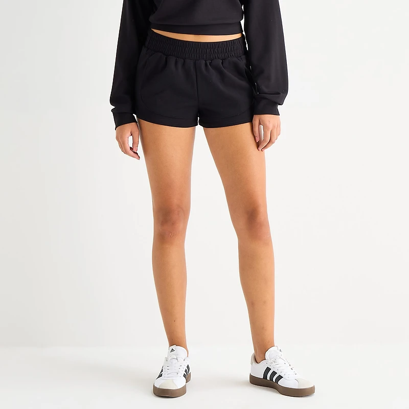 Arizona Juniors Womens Mid Rise Jogger Short