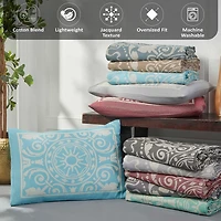 SUPERIOR® Adalie Medallion Cotton Poly Reversible Jacquard Bedspread