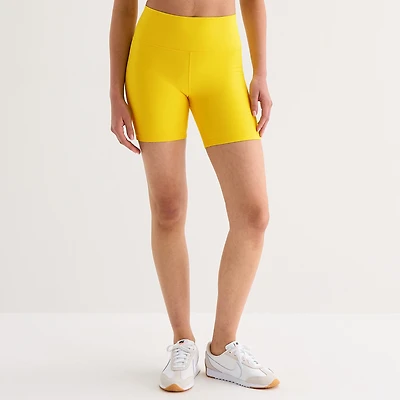 Xersion EverContour+ Womens 6" High Rise Stretch Fabric Quick Dry Bike Short
