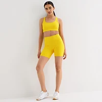Xersion EverContour+ Womens 6" High Rise Stretch Fabric Quick Dry Bike Short
