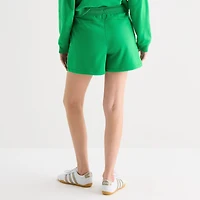 Xersion Womens 4" French Terry Active Pull-On Short