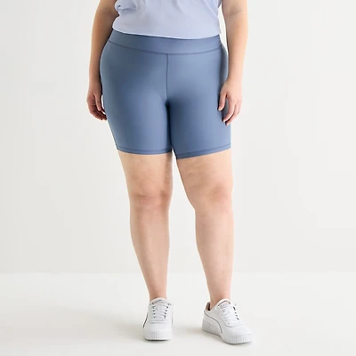 Xersion EverContour+ Womens 8" High Rise Plus Bike Short