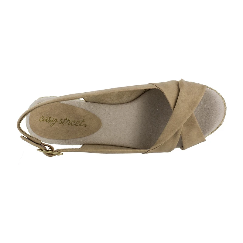 Easy Street Womens Maureen Wedge Sandals