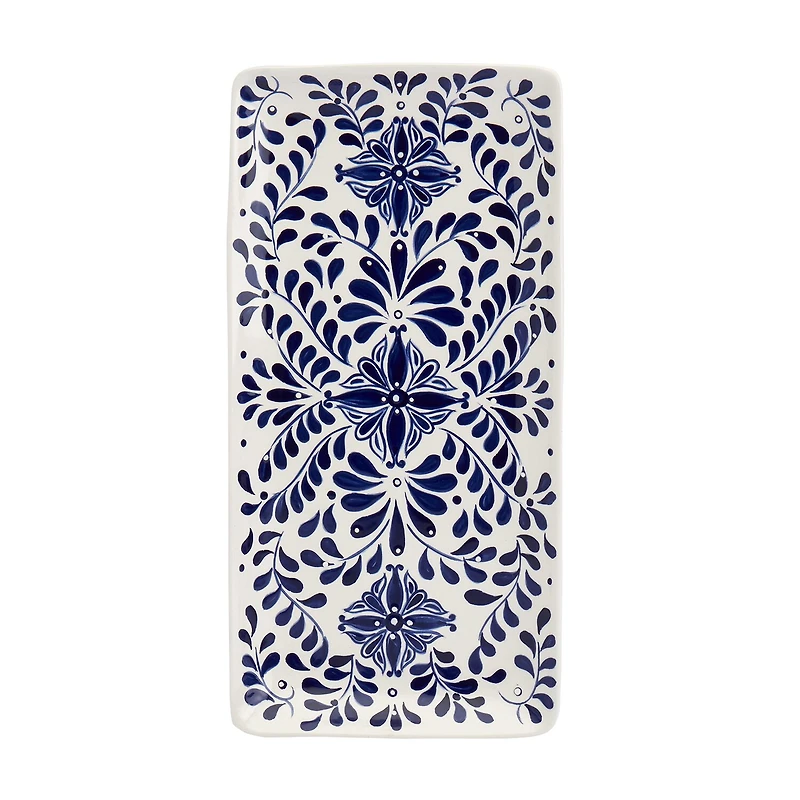 Tabletops Unlimited Carmine Stoneware Serving Tray