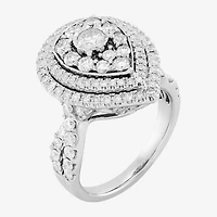 Limited Quantities! Womens 2 CT. T.W. Natural White Diamond 10K Gold Pear Engagement Ring