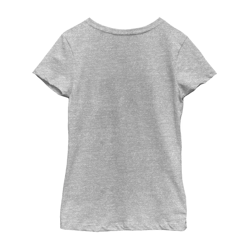 Disney Collection Little & Big Kid Girls Crew Neck Short Sleeve Regular Fit Mickey Mouse Graphic T-Shirt